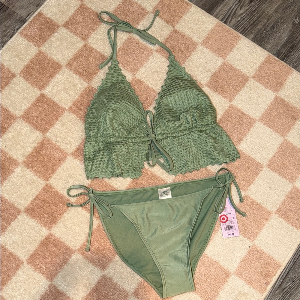Wild Fable Green Bikini Set